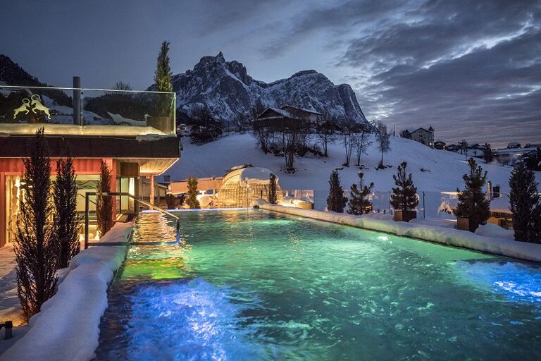 4 Sterne ABINEA Dolomiti Romantic SPA Hotel 39040 Kastelruth - Seiseralm - Dolomiten in Südtirol
