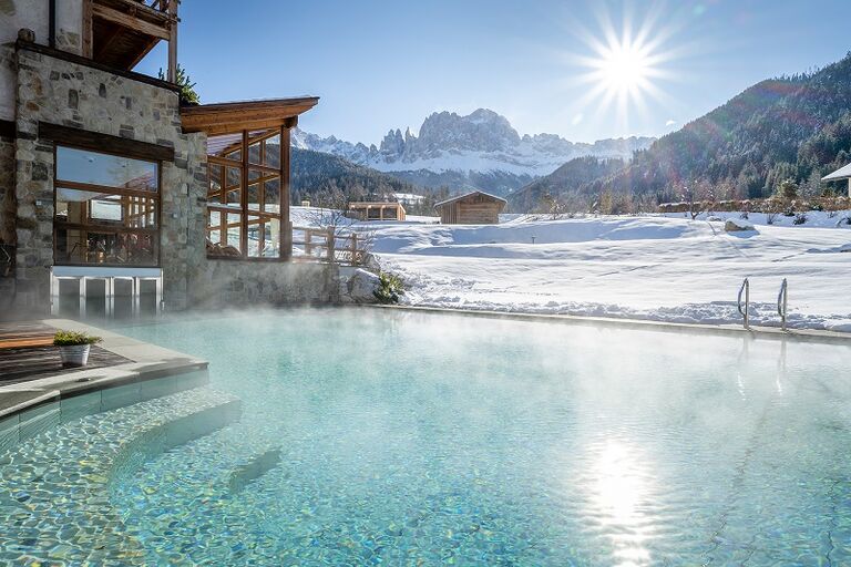5 Sterne Cyprianerhof Dolomit Resort 39050 Tiers - Rosengarten/Latemar - Dolomiten in Südtirol
